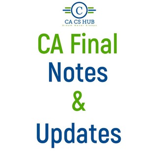 CA FINAL Notes