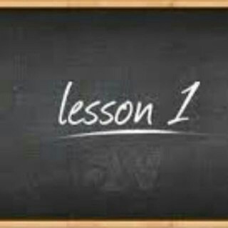 Lesson 1